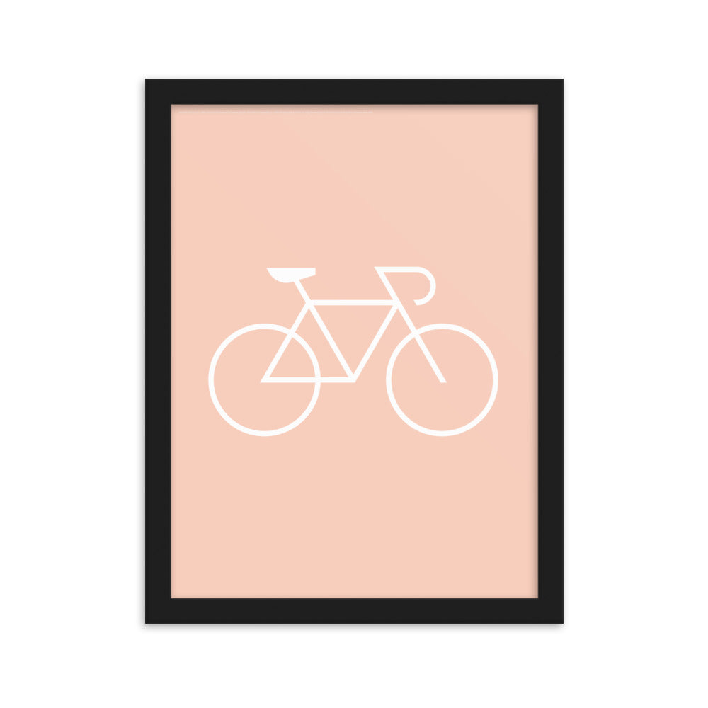 Framed Bicycle Poster