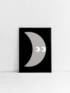 Basic Moon Poster
