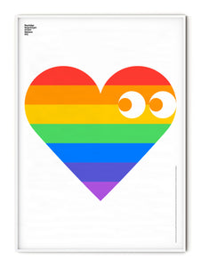 Translated Rainbow Poster (Heart)