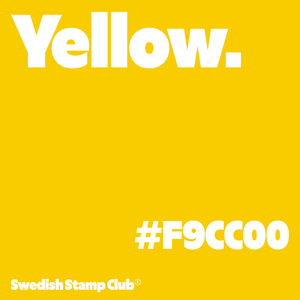 Yellow. #F9CC00