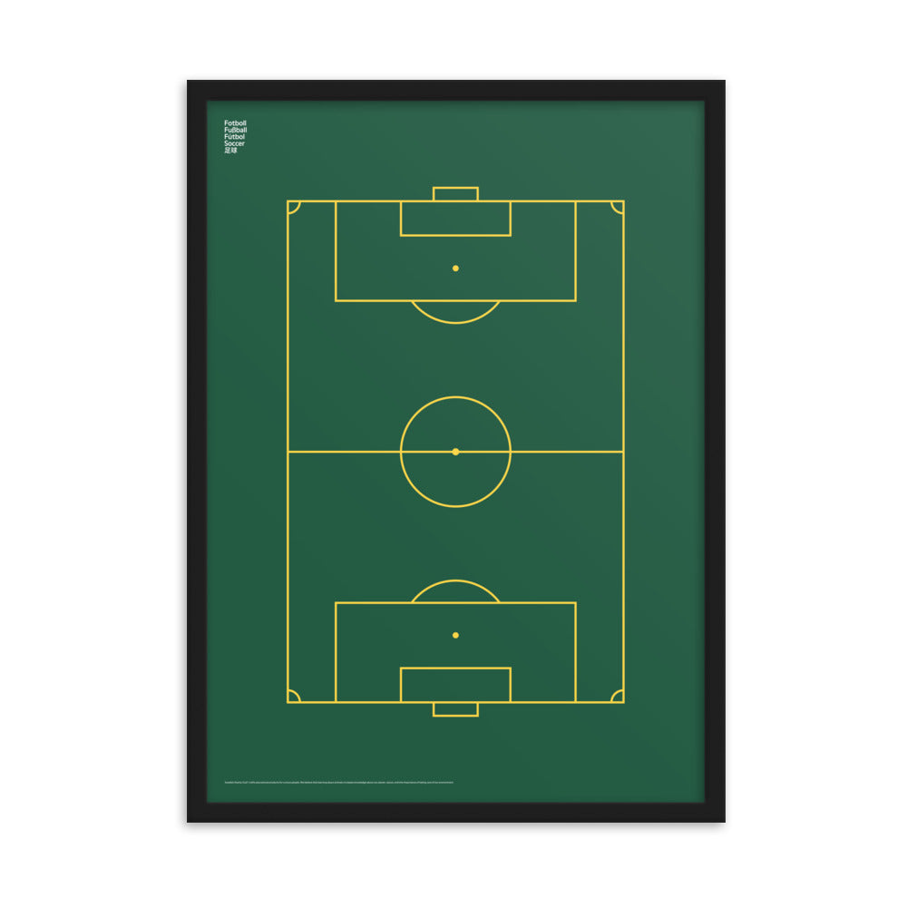 Framed Sport Soccer Field