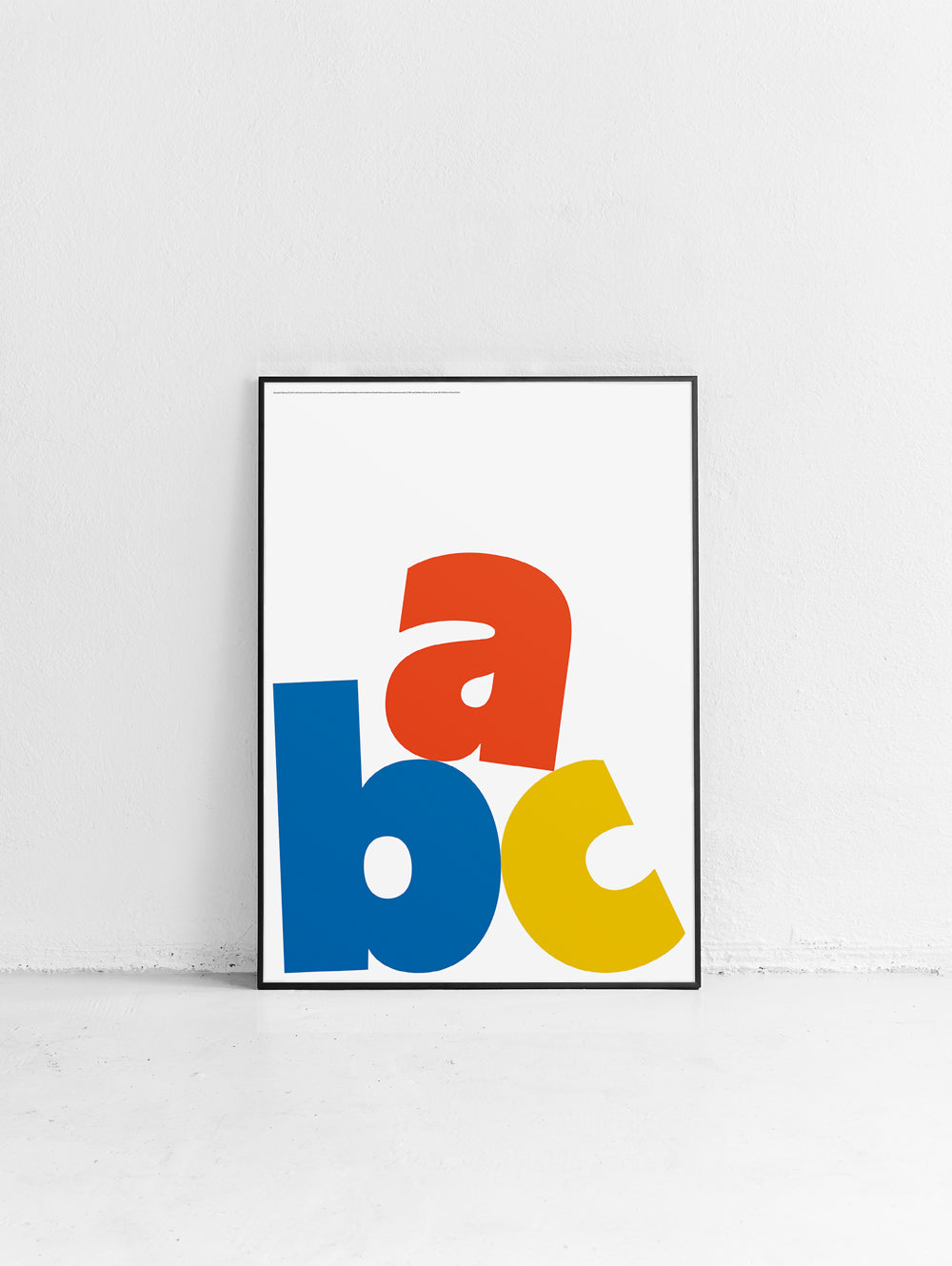 Letter ABC Poster