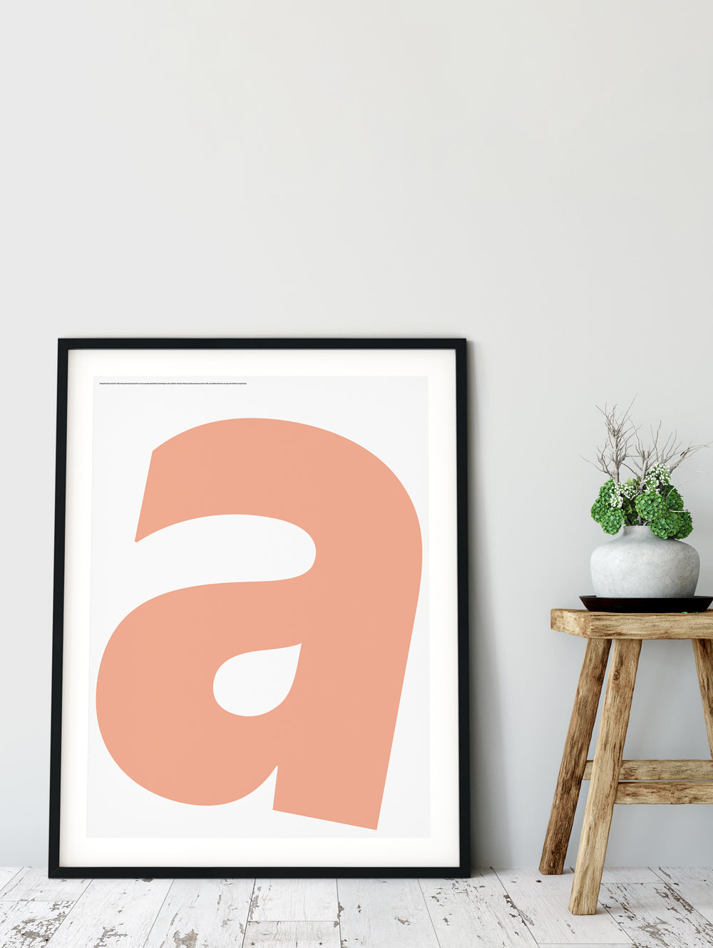 Letter A Poster