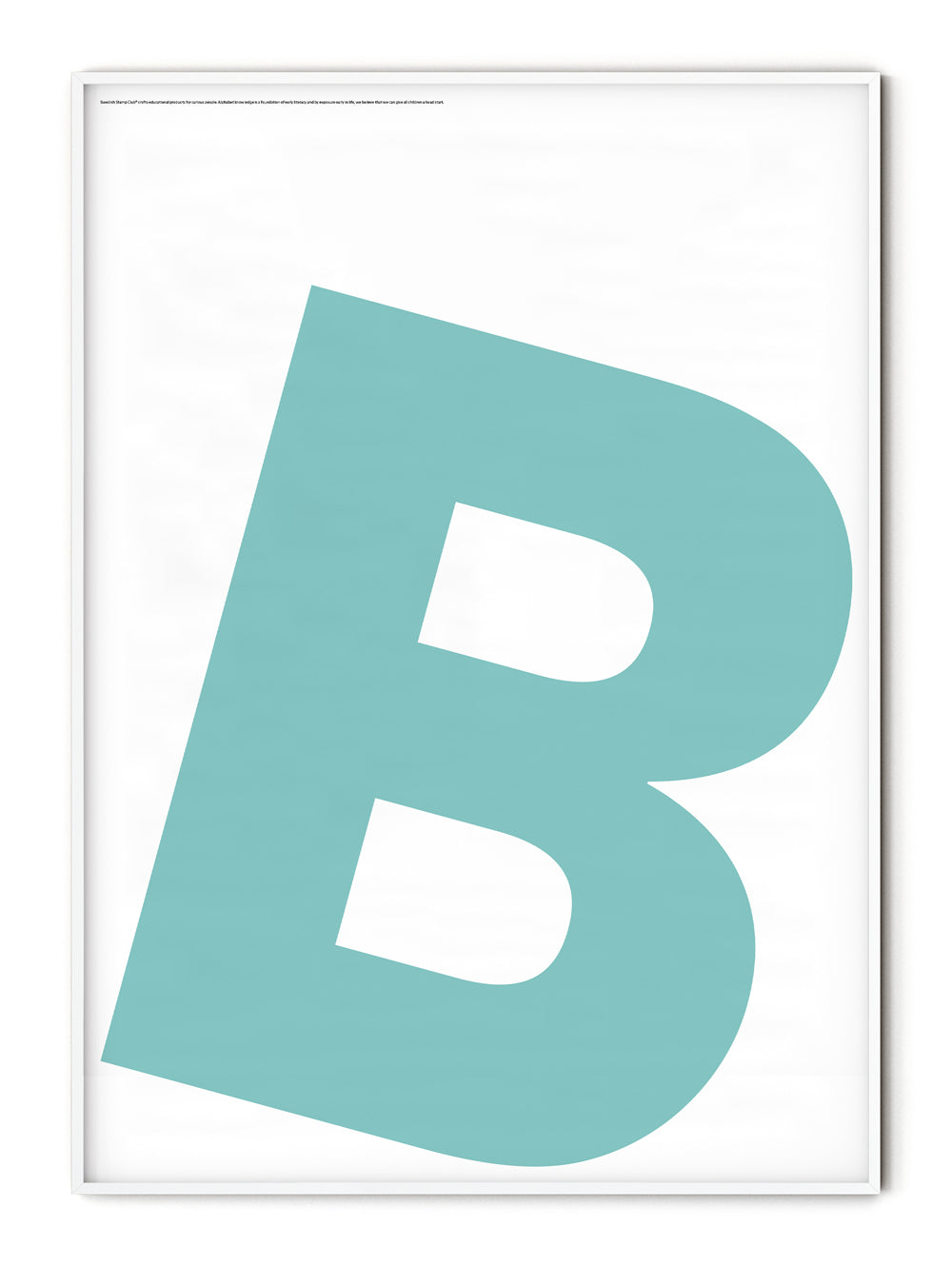 Letter B Poster