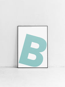 Letter B Poster