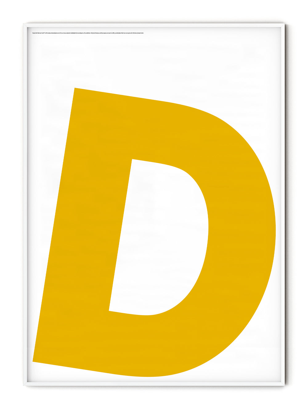 Letter D Poster