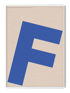 Letter F Poster