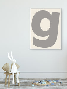 Letter G Poster