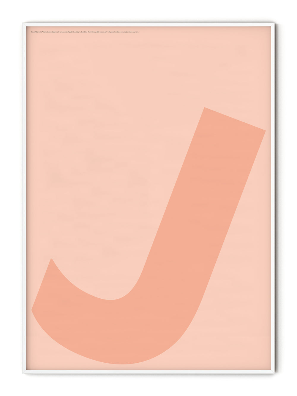 Letter J Poster