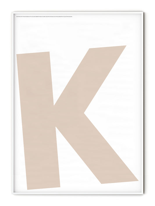 Letter K Poster