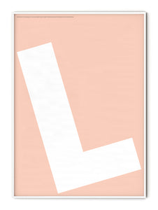 Letter L Poster
