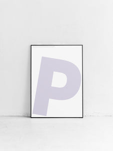 Letter P Poster
