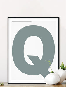 Letter Q Poster