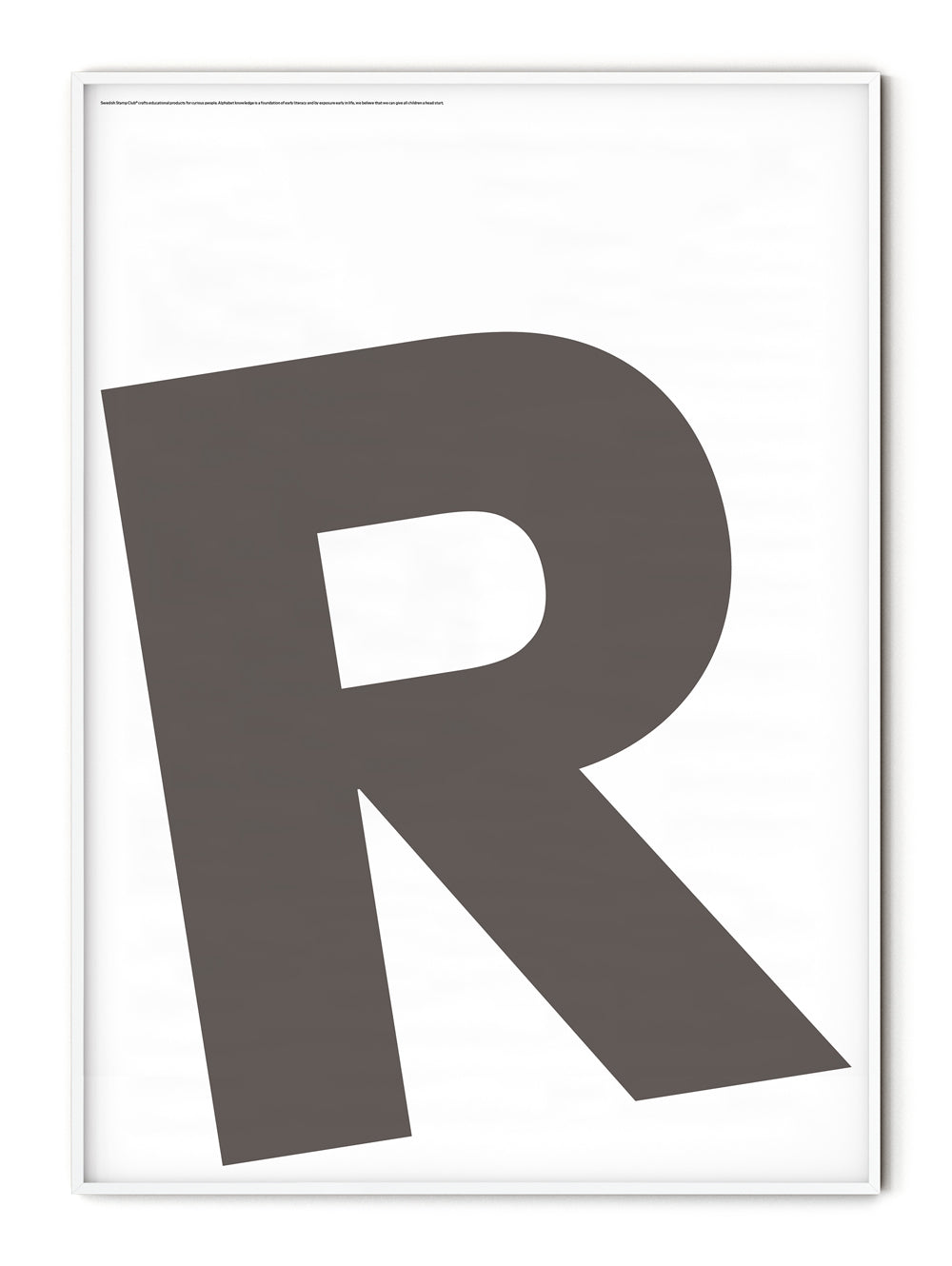 Letter R Poster