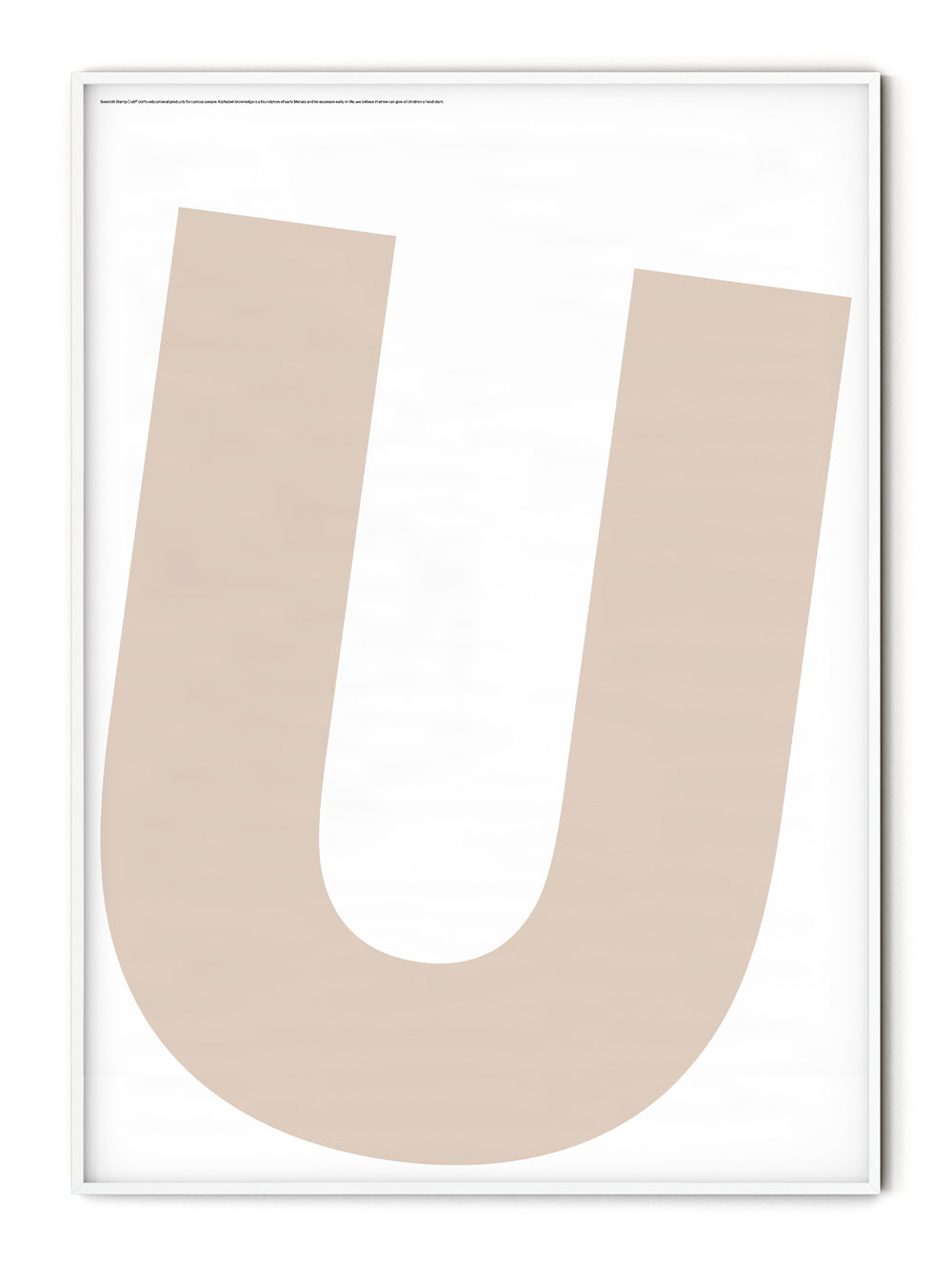 Letter U Poster