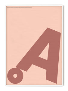 Letter Å Poster