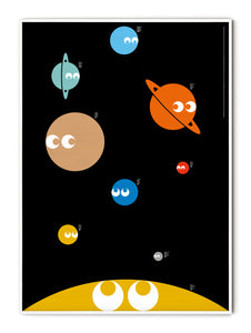 Basic Solar System Poster