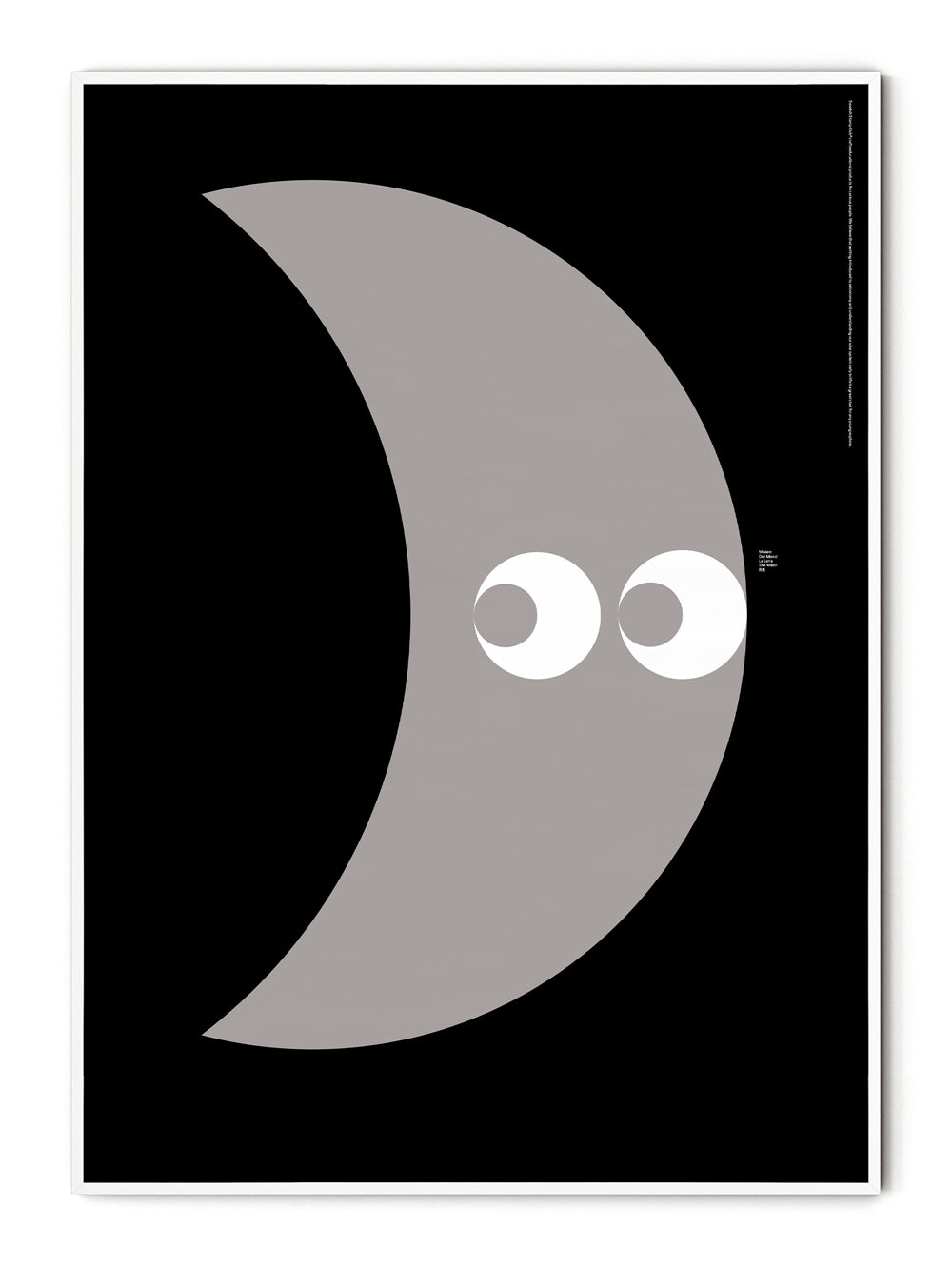 Basic Moon Poster