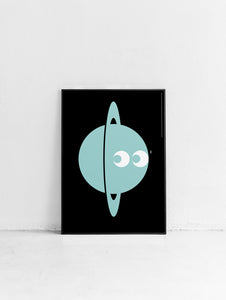 Basic Uranus Poster
