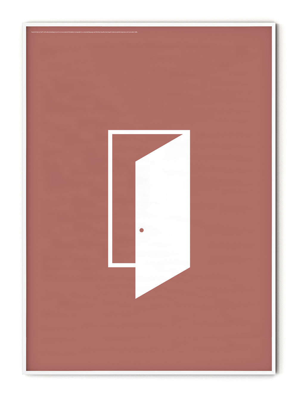 Iconography Ajar Door Poster