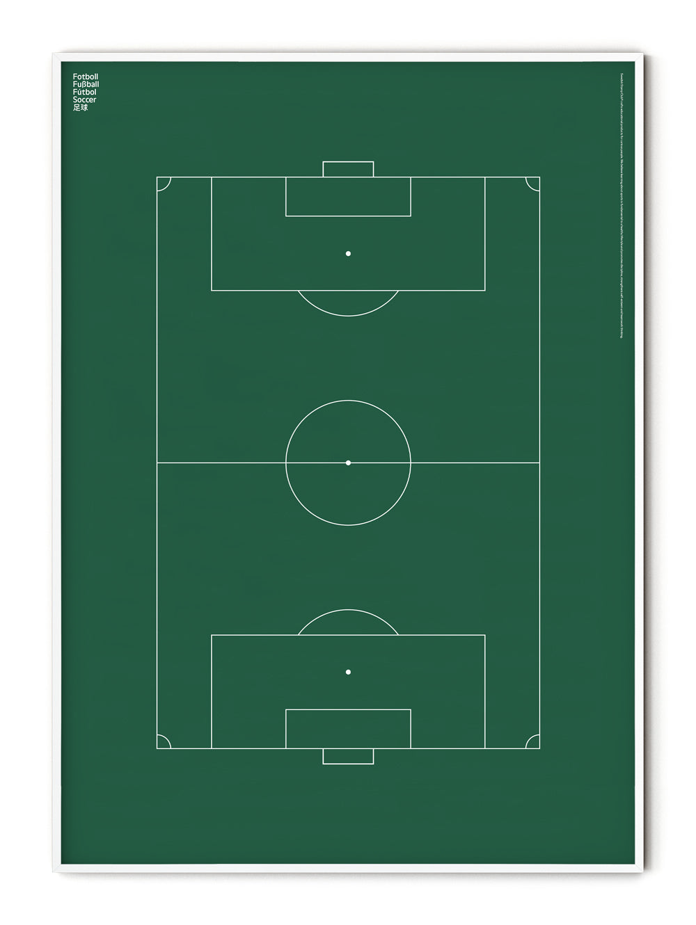 Sport Soccer Field Poster – Swedish Stamp Club
