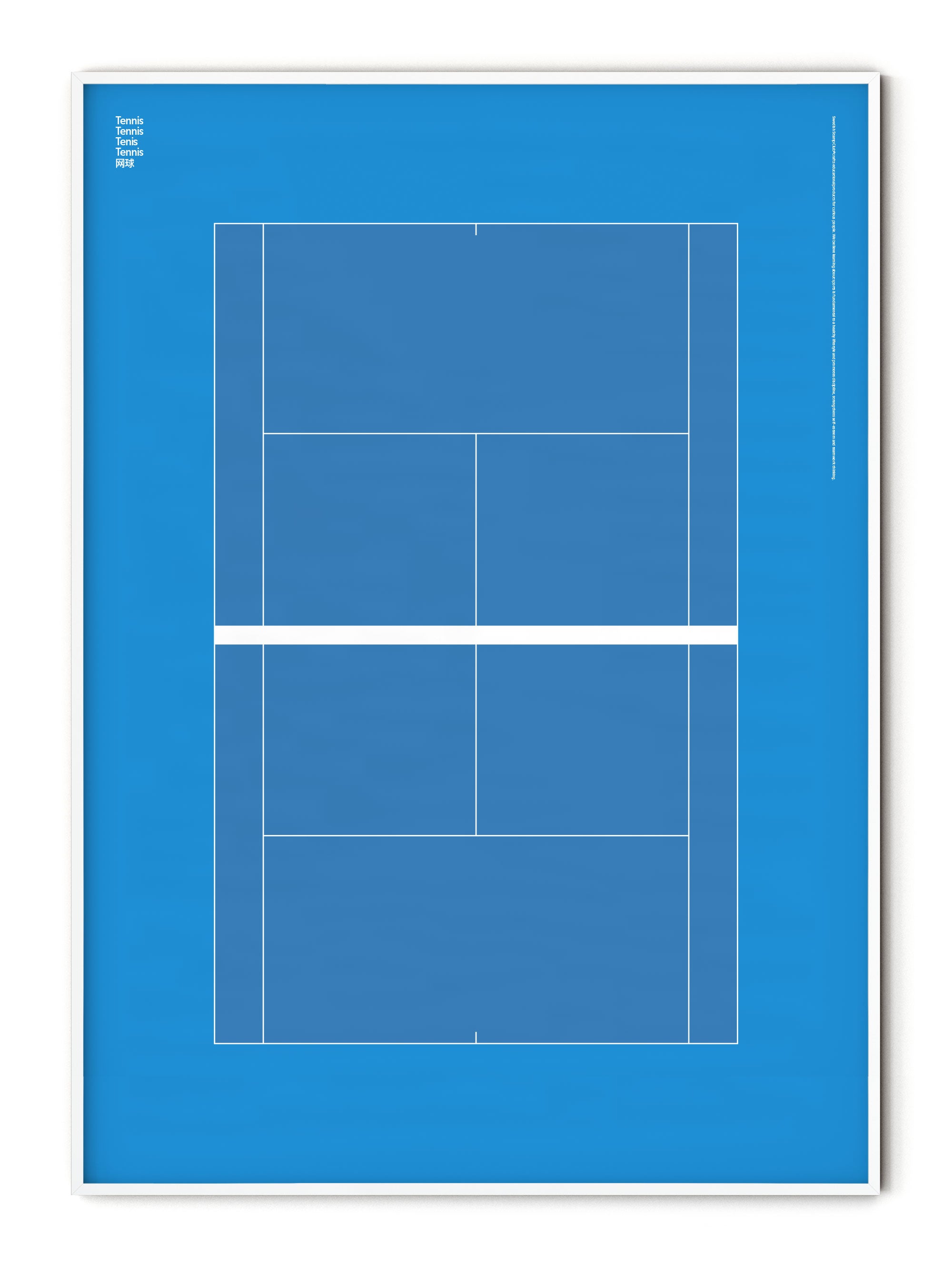 Sport Tennis Court Australian Open Poster