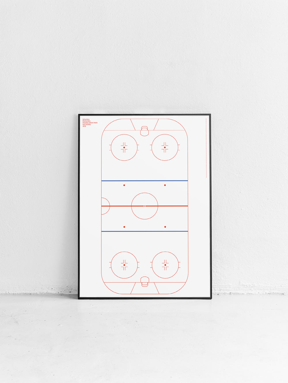 Sport Hockey Rink Poster