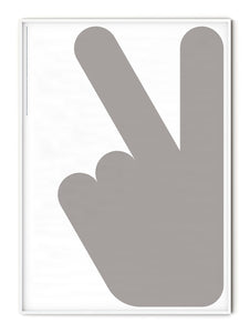 Peace Hand Poster