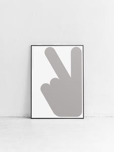 Peace Hand Poster