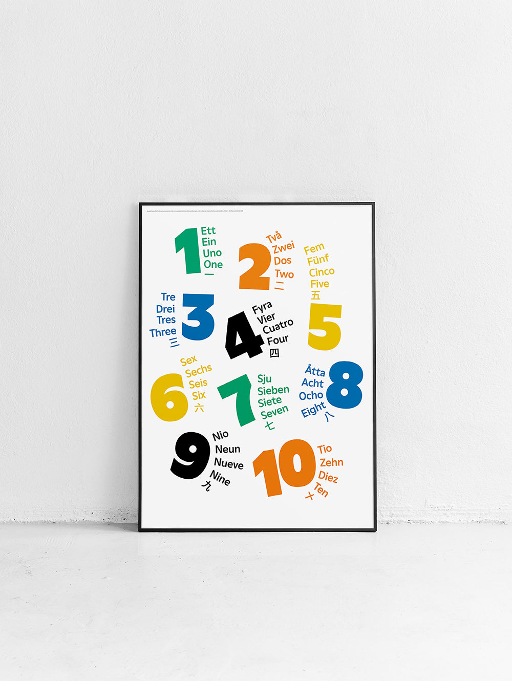 One to Ten Poster