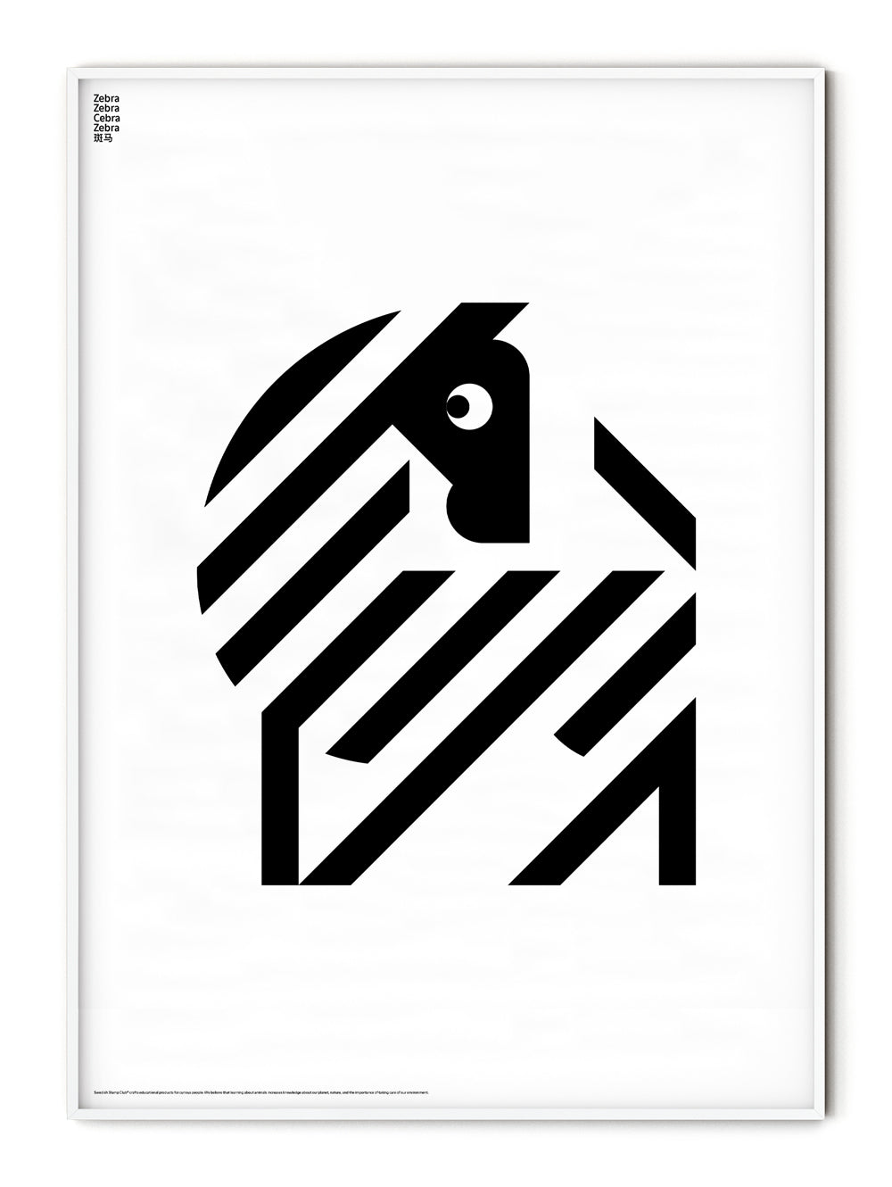Animal Zebra Poster
