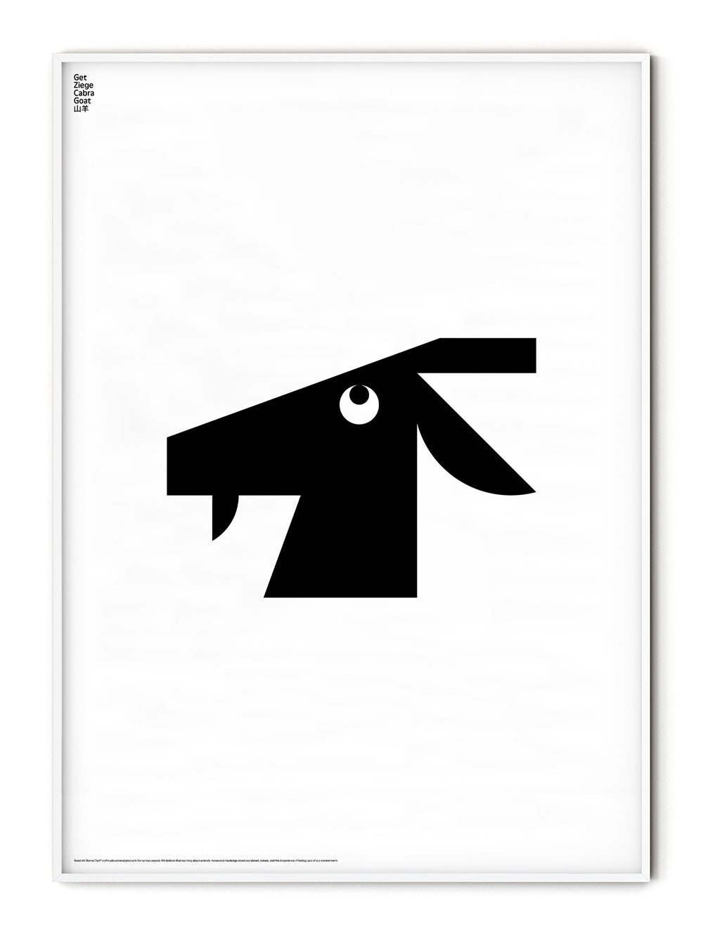 Animal Goat Poster