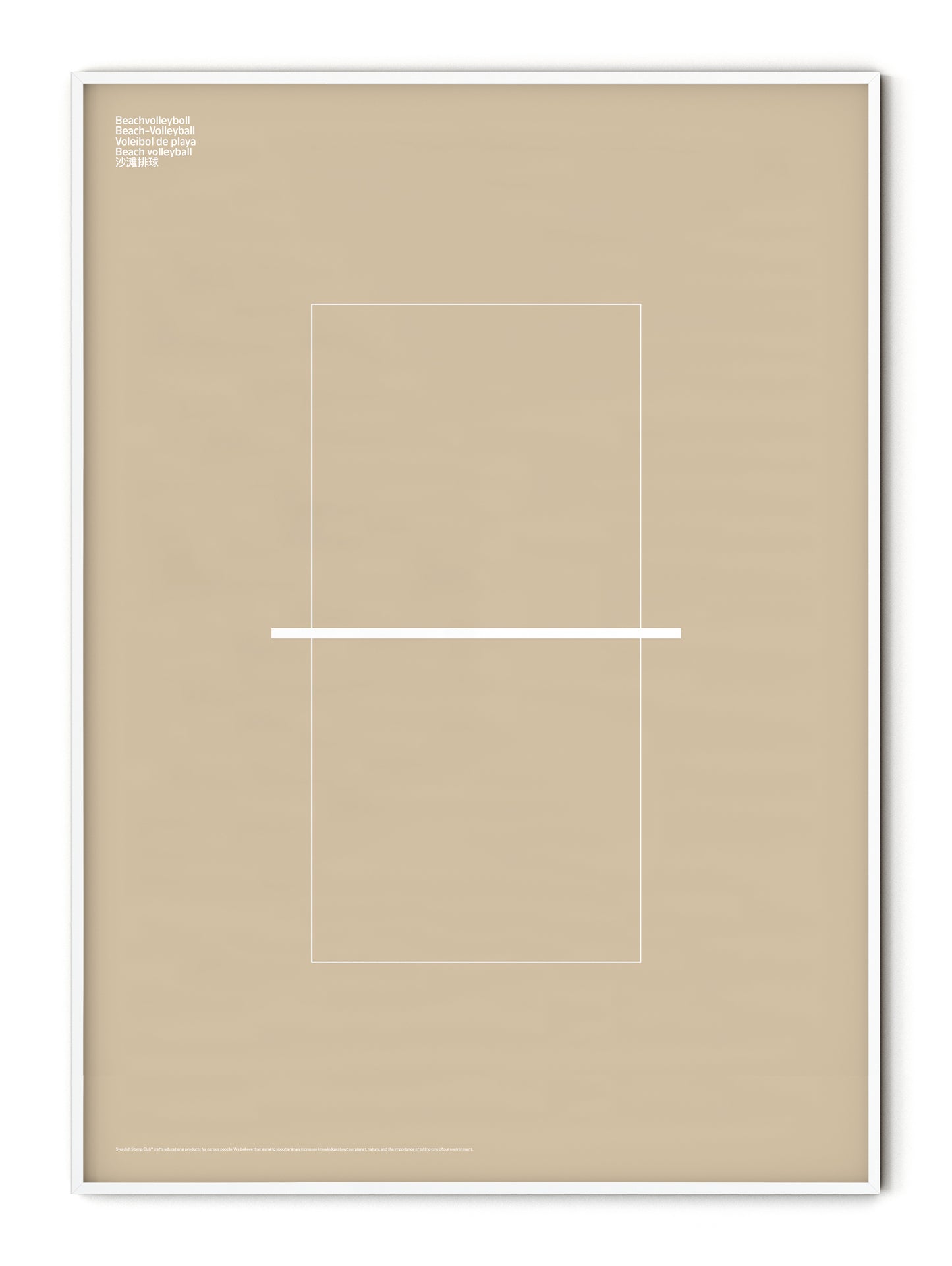 Sport Beach Volleyball Poster